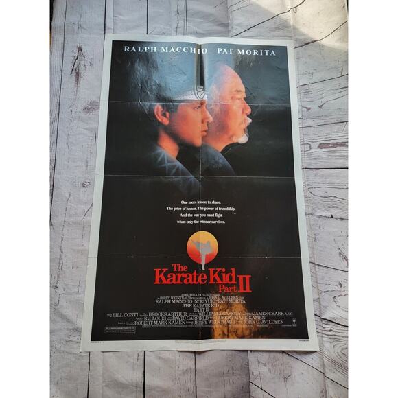 1986 The Karate Kid II Original Movie House Full Sheet Poster - Picture 6 of 8